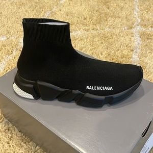 *AUTHENTIC* Black Knit Balenciaga Speed Trainer